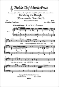 Punching the Dough SSAA choral sheet music cover